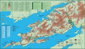 Map of the Beara Way