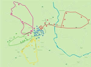 Dunmanway town heritage walks map